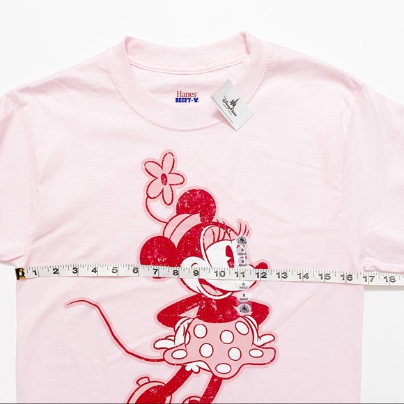 NWT Vintage Y2K Disneyland Hanes Minnie Mouse pink shirt - Picture 10 of 10